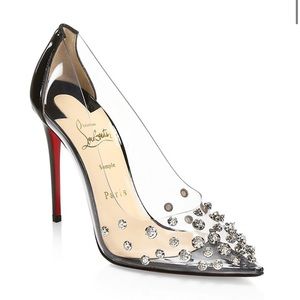 CHRISTIAN LOUBOUTIN Collaclou 100 PVC  Sz 42